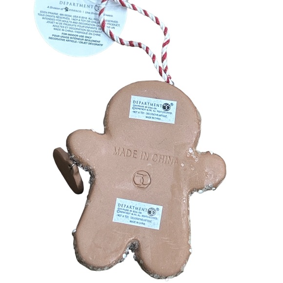 Department 56 Gingerbread Christmas Ornament One Perfect Man - Picture 2 of 16